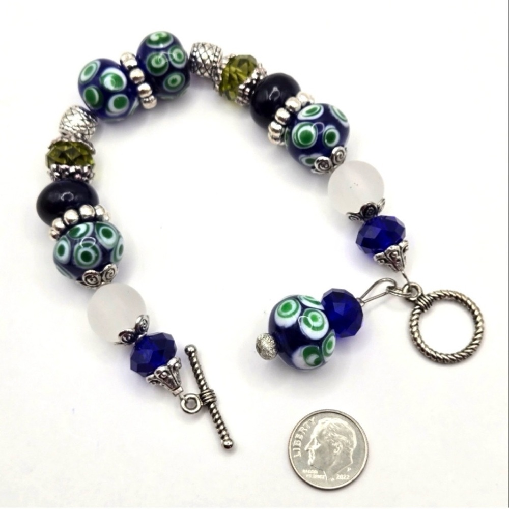 Vintage Glass Bead Bracelet